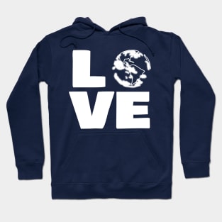 Love Earth Typography for Earth Day Hoodie